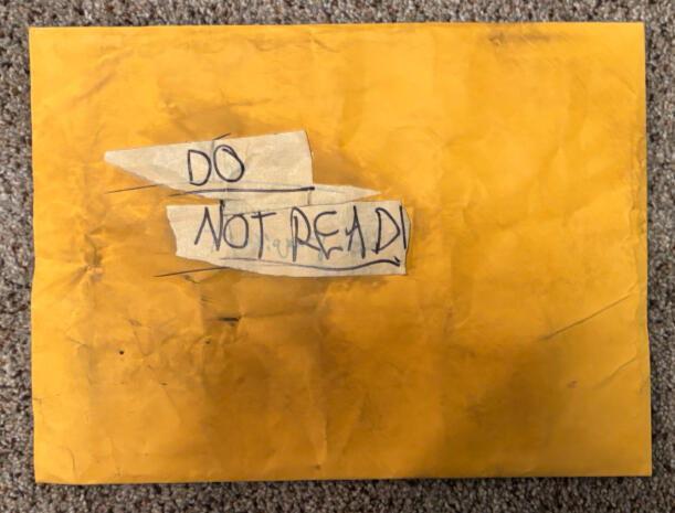 Why am I not supposed to read it?